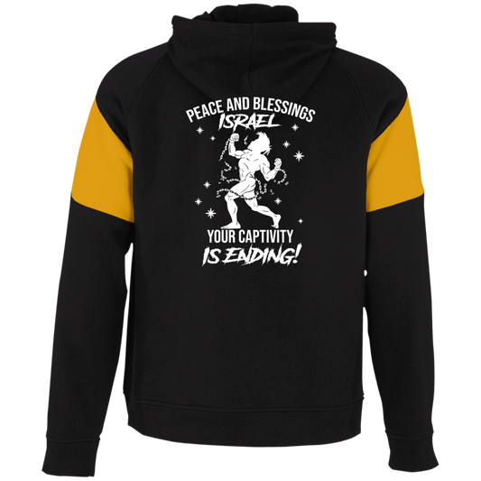 Captivity Ending Athletic Colorblock Fleece Hoodie