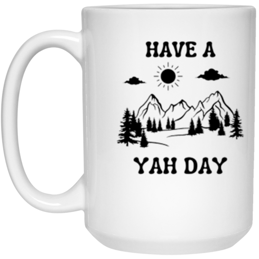 YAHDAY 15 oz. White Mug